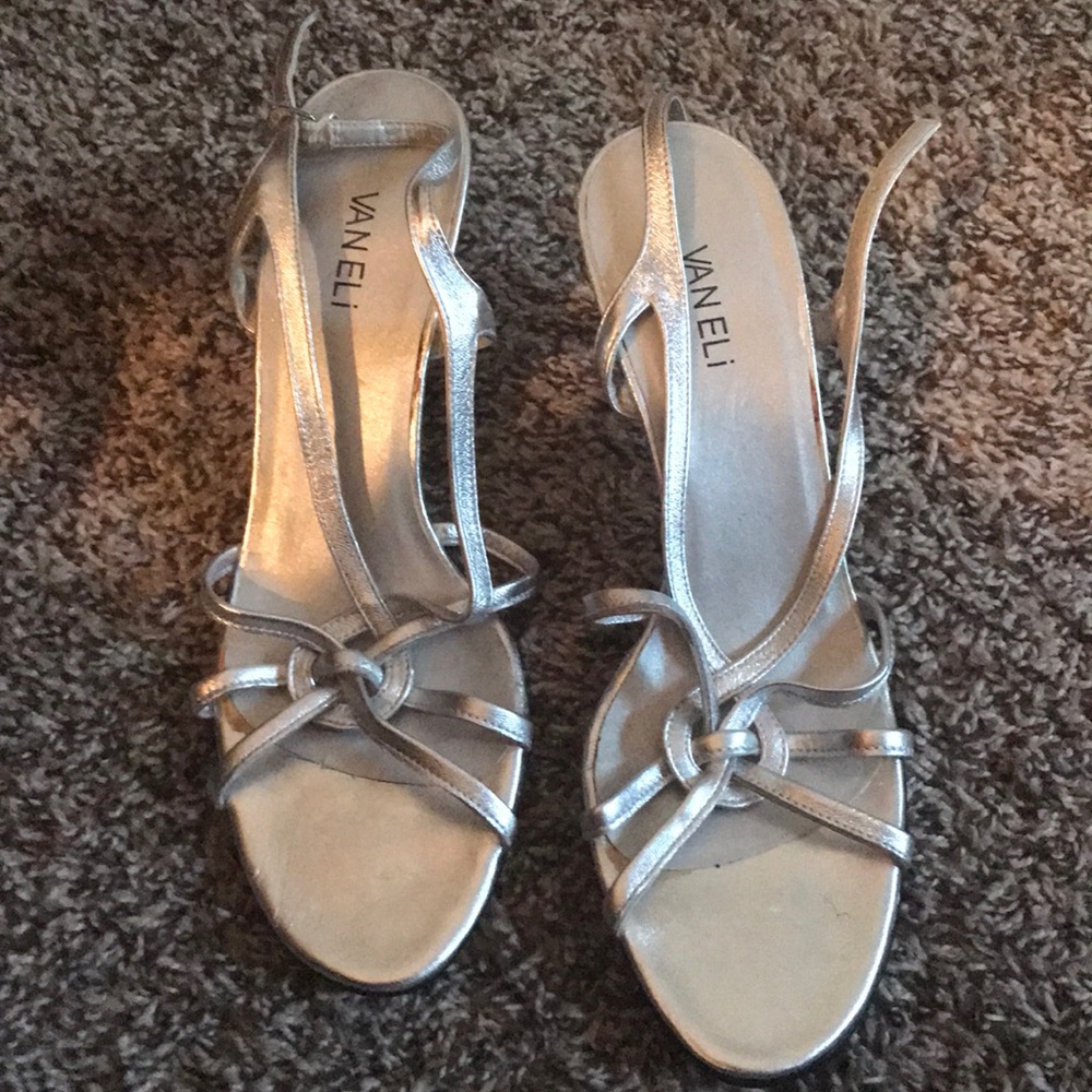 VANELi Silver Heeled Sandal